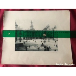FOTOTIPIA HAUSER Y MENET-CADIZ PLAZA DE ISABEL II-ORIGINAL