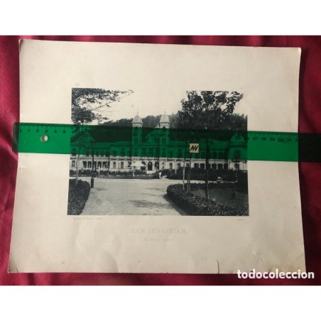 FOTOTIPIA HAUSER Y MENET-SAN SEBASTIAN EL GRAN CASINO-ORIGINAL.