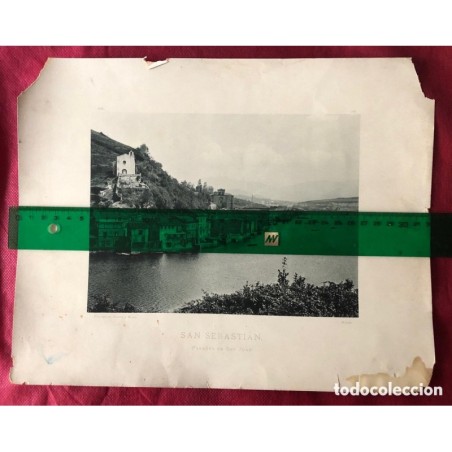 FOTOTIPIA HAUSER Y MENET-SAN SEBASTIAN PASAGES DE SAN JUAN.