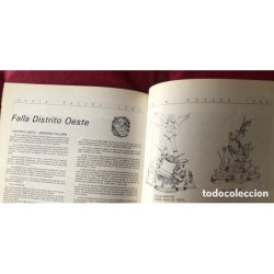 FALLAS VALENCIA-FALLAS DENIA-FALLES DENIA- LIBROS DE FALLAS-LLIBRETS DE FALLES 1976 1980 1984 1986.