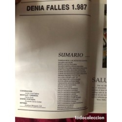 FALLAS VALENCIA-FALLAS DENIA-FALLES DENIA-LIBROS DE FALLAS-LLIBRETS FALLES 1979 1981 1985 1987 2000