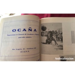 OSUNA-LIBROS DE FIESTAS-FERIA GRANDE DE OSUNA 1973 1974-1975.