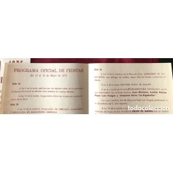 OSUNA-LIBROS DE FIESTAS-FERIA GRANDE DE OSUNA 1973 1974-1975.