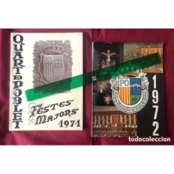 QUART DE POBLET-VALENCIA-8 PROGRAMAS DE FIESTAS-LIBROS DE FIESTAS-DESDE EL AÑO 1969