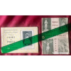 QUART DE POBLET-VALENCIA-10 PROGRAMAS DE FIESTAS-DESDE EL AÑO 1949.