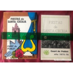 QUART DE POBLET-VALENCIA-10 PROGRAMAS DE FIESTAS-DESDE EL AÑO 1949.