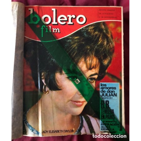 BOLERO FILM-REVISTA SEMANAL DE ACTUALIDAD Y FOTONOVELAS-22 NUMEROS-ENCUADERNADOS-AÑO 1º-AÑO 1967