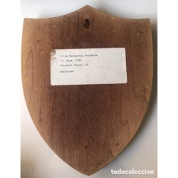 METOPA MILITAR DE PORCELANA-USS PETERSON DD-969.