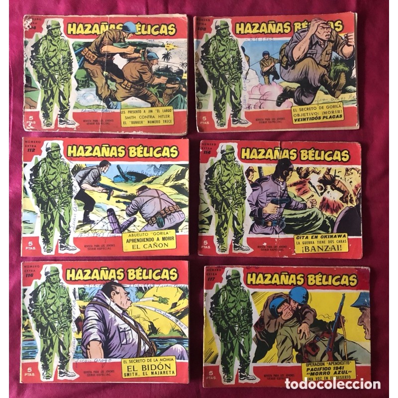 HAZAÑAS BÉLICAS-16 NUMEROS-SERIE ESPECIAL/NÚMERO EXTRA.EDICIONES TORAY, S. A.
