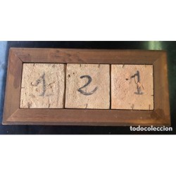 AZULEJOS EN BARNIZ PINTADOS A MANO ANTIGUOS.