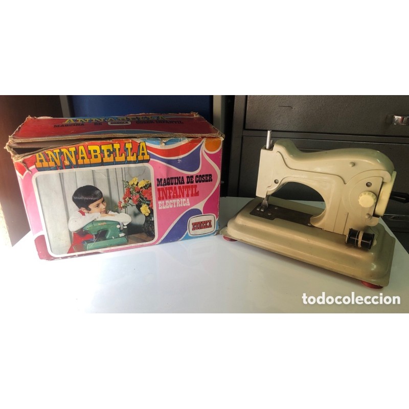 ANNABELLA MAQUINA DE COSER INFANTIL MANUAL-EUREKA-AÑOS 70.