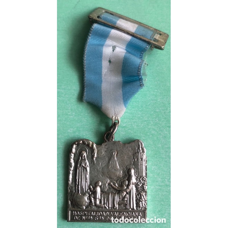 MEDALLA HOSPITALIDAD VALENCIANA DE NUESTRA SEÑORA DE LOURDES.