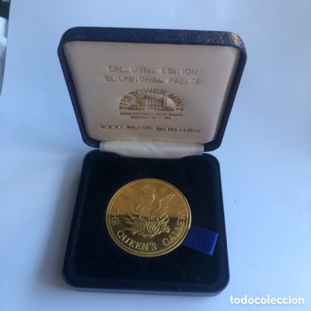 EXCLUSIVE EDITION BUCKINGHAM PALACE-MEDALLION- THE QUEEN´S GALLERY-MEDAL.
