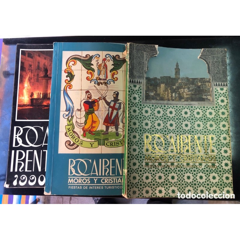 BOCAIRENT-VALÈNCIA- 3 PROGRAMAS DE FIESTAS-3 LIBROS DE FIESTAS-AÑOS 1980 1981 1990 BOCAIRENT-VALÈNCIA- 3 PROGRAMAS DE FIESTAS-3 LIBROS DE FIESTAS-AÑOS 1980 1981 1990