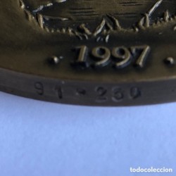 MEDALLA CUENCA PATRIMONIO DE LA HUMANIDAD-AÑO 1997.