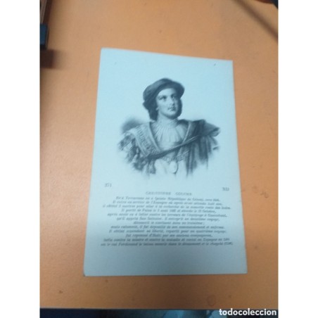 postal cristobal colon muy rara