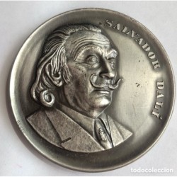MEDALLA SALVADOR DALI-TEATRO MUSEO FIGUERAS-AÑO 1974.