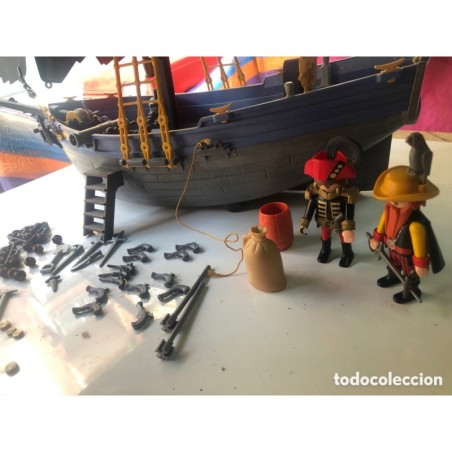 PLAYMOBIL REF. 5238 BARCO GOLETA PIRATA.