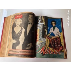 MARISOL-EL SEMANARIO DE LA MUJER-2 TOMOS NUMEROS ENCUADERNADOS -DESDE EL NUMERO 40 AL 100