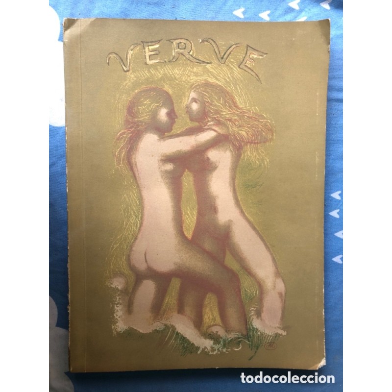 VERVE-REVUE ARTISTIQUE ET LITTERAIRE-VOLUME N° 5 ,6-DIRECTUR E. TERIADE-AÑO 1939.