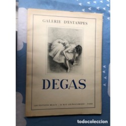 DEGAS- GALERIE DESTAMPES-LITOGRAFIAS ORIGINALES. LES EDITIONS BRAUN-PARIS