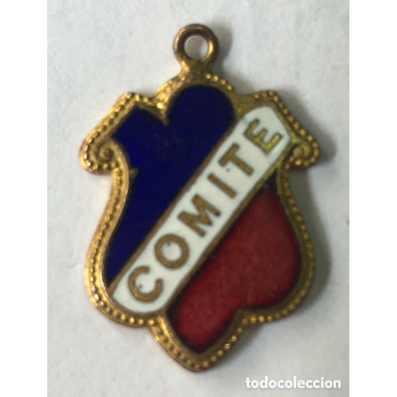 COMITE FRANCES-MEDALLA ESMALTADA-ANTIGUA. COMITE FRANCES-MEDALLA ESMALTADA-ANTIGUA.