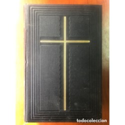 BIBLIA ALEMANA AÑOS 30 -SAS NEVE TESTAMEN UNSER- CON GRABADOS Y FUNDA.