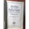 BIBLIA ALEMANA AÑOS 30 -SAS NEVE TESTAMEN UNSER- CON GRABADOS Y FUNDA.