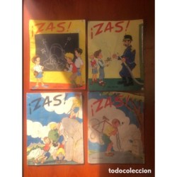 ZAS COMIC-REVISTA NACIONAL ACCION CATOLICA-4 NUMEROS-AÑO 1945.