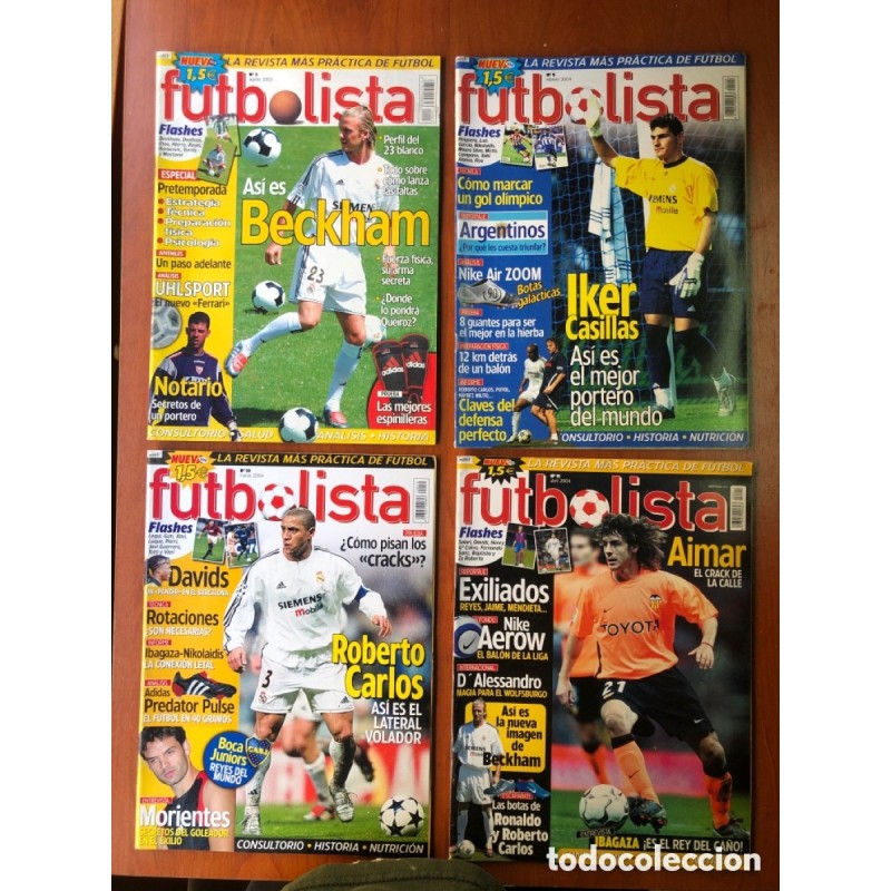 REVISTA FUTBOLISTA-6 NÚMEROS-AÑOS 2003 2004 2005.