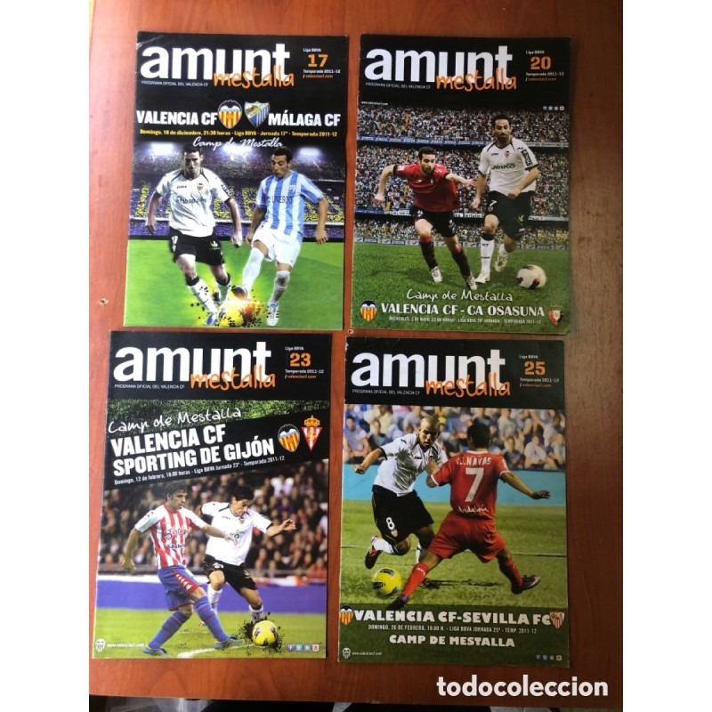 REVISTA AMUNT Y AMUNT MESTALLA-18 NUMEROS-AÑOS 2011/12.