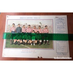 POSTER DEL ATLÉTICO AVIACIÓN CLUB DE FUTBOL. TEMPORADA 1945-46 OBSEQUIO DE AVENTURERO,