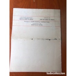 ONDARA-CINE VICTORIA-PROSPECTO DE CINE FRANCO ESE HOMBRE-EDICIÓN RARA-AÑO 1964.