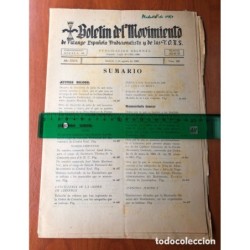 BOLETIN DEL MOVIMIENTO DE FALANGE ESPAÑOLA TRADICIONALISTA Y DE LA J. O. N. S.MADRID-Nº987-AÑO 1965.