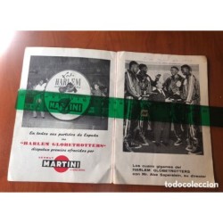 HARLEM GLOBETROTTERS- PROGRAMA COPA MARTINI ESPAÑA-AÑO 1953.