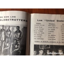 HARLEM GLOBETROTTERS- PROGRAMA COPA MARTINI ESPAÑA-AÑO 1953.