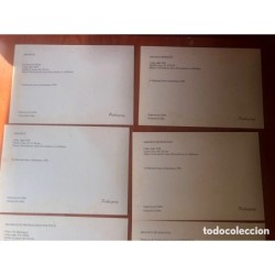 ABANICOS CUBANOS-COLECCION DE 12 TARJETAS DE ABANICOS EXPUESTOS EN EL MUSEO CUBANO -AÑO 1991