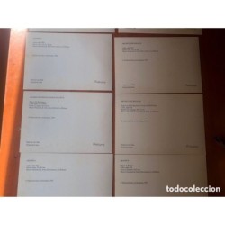 ABANICOS CUBANOS-COLECCION DE 12 TARJETAS DE ABANICOS EXPUESTOS EN EL MUSEO CUBANO -AÑO 1991