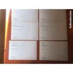 ABANICOS CUBANOS-COLECCION DE 12 TARJETAS DE ABANICOS EXPUESTOS EN EL MUSEO CUBANO -AÑO 1991