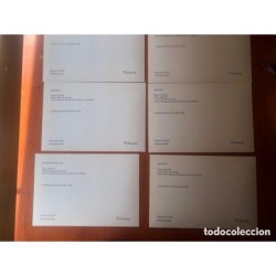 ABANICOS CUBANOS-COLECCION DE 12 TARJETAS DE ABANICOS EXPUESTOS EN EL MUSEO CUBANO -AÑO 1991