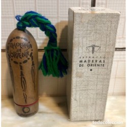 MYRURGIA-ANTIGUO PERFUME EXTRACTO Nº 377 MADERAS DE ORIENTE CON ESTUCHE DE MADERA Y CAJITA-ESPAÑA.