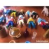 PLAYMOBIL-LOTE DE 14 PERSONAJES DESDE 1974 Y 34 ACCESORIOS.