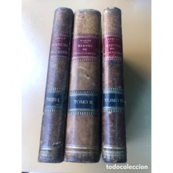 MANUAL DEL PRACTICANTE-ANATOMÍA CIRUGÍA MENOR-OBSTETRICIA-DR. ARTURO CUBELLS BLASCO-3 TOMOS-1903.