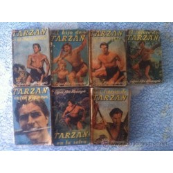 LIBROS DE TARZAN. COLECCION DE OCHO LIBROS