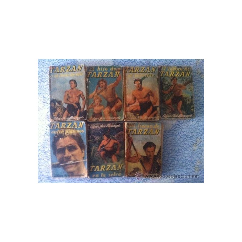 LIBROS DE TARZAN. COLECCION DE OCHO LIBROS