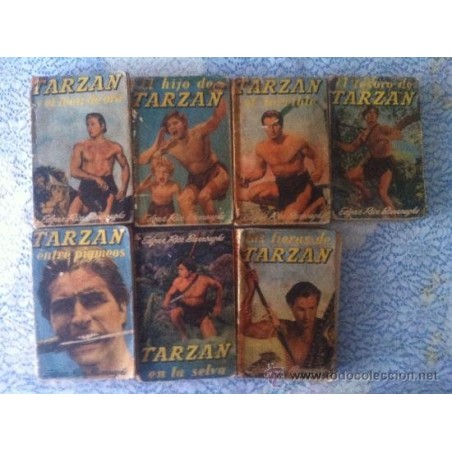 LIBROS DE TARZAN. COLECCION DE OCHO LIBROS