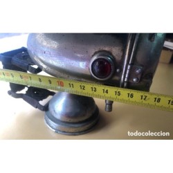 Faro de Bici o Moto Marca HELLA de carburo o acetileno-Años 20 30