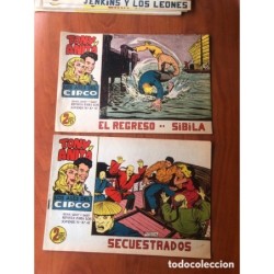 TONY Y ANITA-LOS ASES DEL CIRCO-ORIGINAL-8 NÚMEROS-EDITORIAL MAGA-AÑO 1960.
