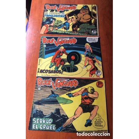ROCK VANGUARD-NÚMEROS 2. 3. 5. -ORIGINAL-EDITORIAL ROLLAN-AÑO 1961.