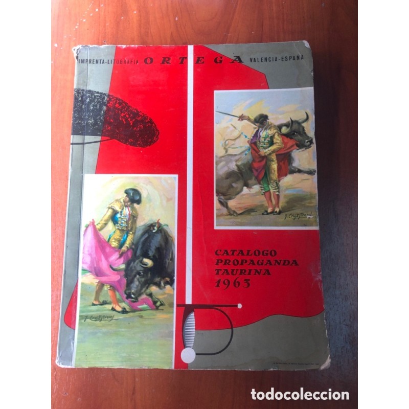 TOROS-CATALOGO TOROS-IMPRENTA ORTEGA-AÑO 1963.